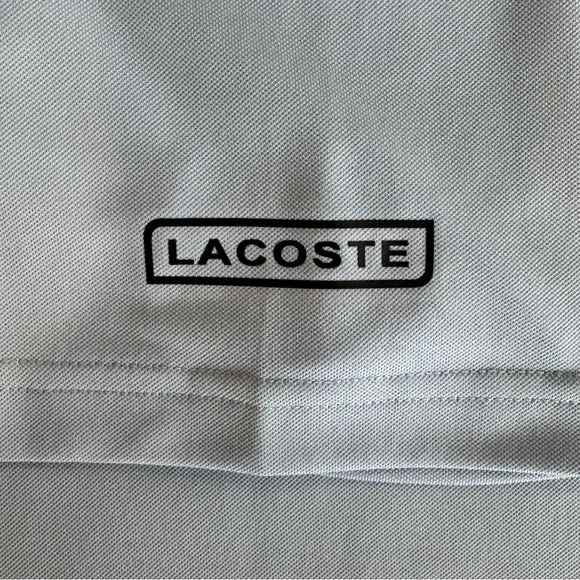 Light Blue Lacoste Men's Classic Piqué Polo Shirt - XXL - Picture 4 of 10